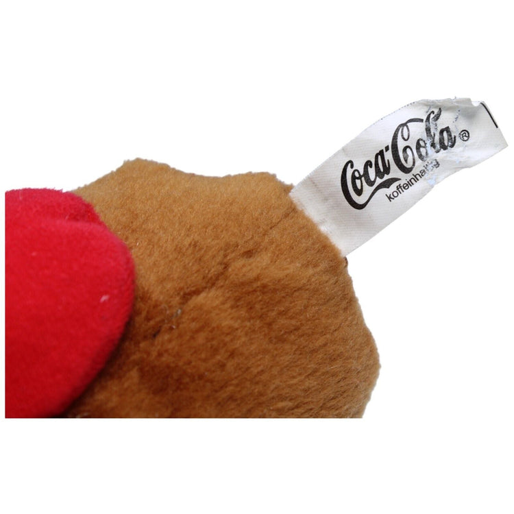 1231569 Coca Cola Coca Cola, Elch mit Sack & Mütze Kuscheltier Kumpel Leo Gebraucht