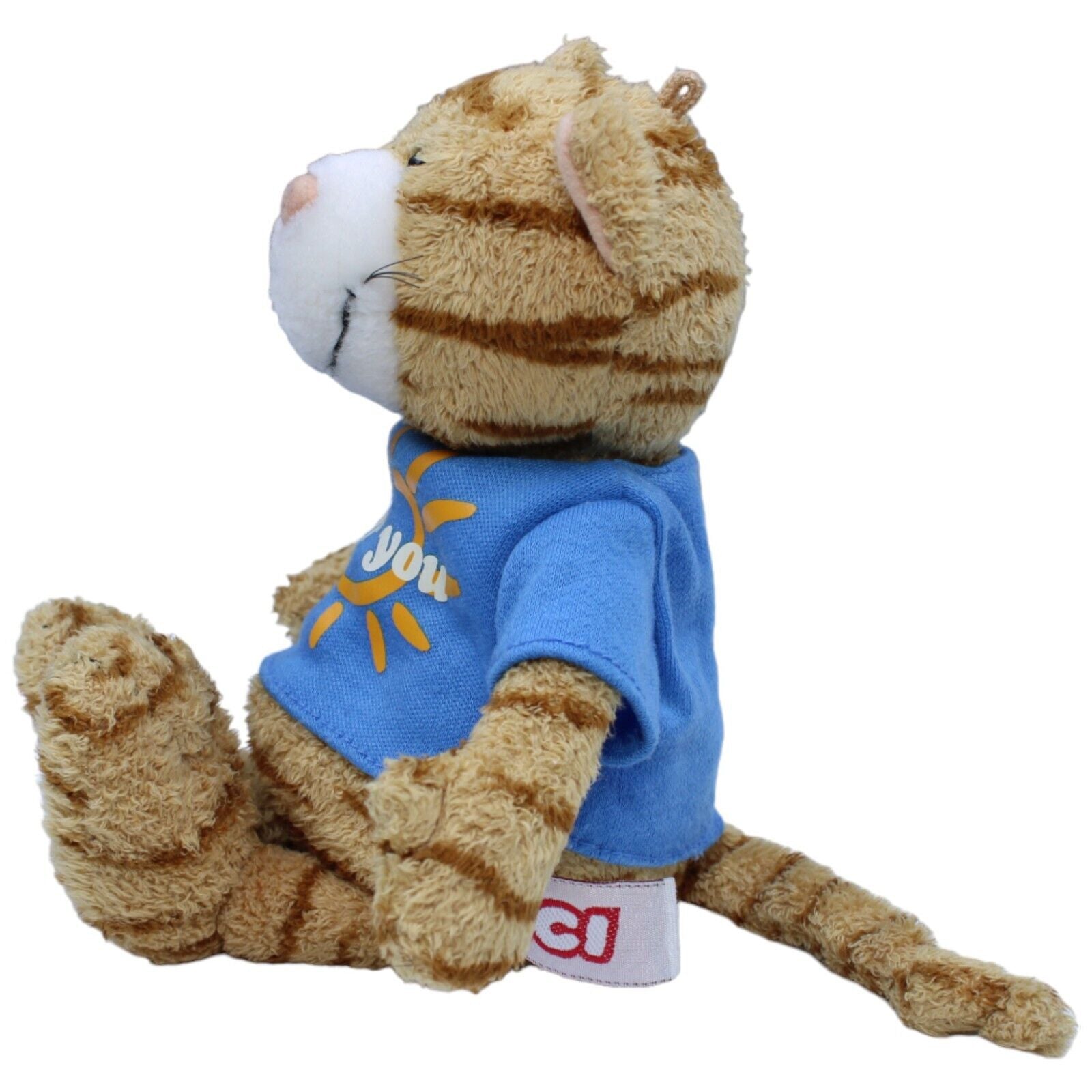 1231571 NICI Schlenker Katze mit Shirt "For you" Kuscheltier Kumpel Leo Gebraucht