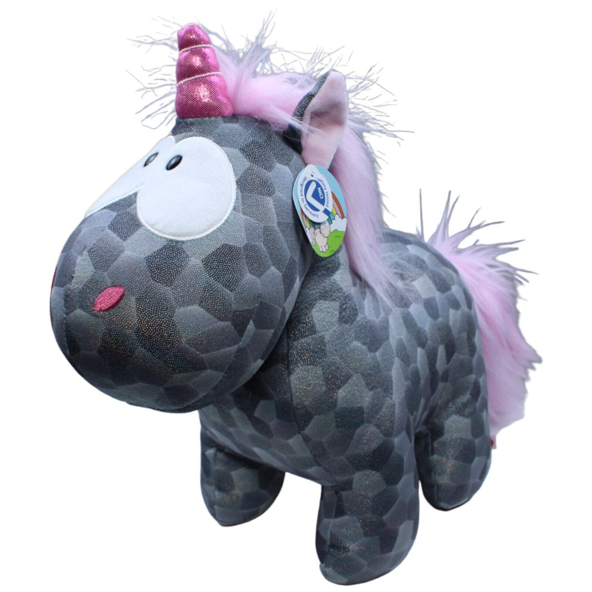 1231597 NICI Theodor and Friends, Einhorn Diamond Dust Kuscheltier Kumpel Leo neu