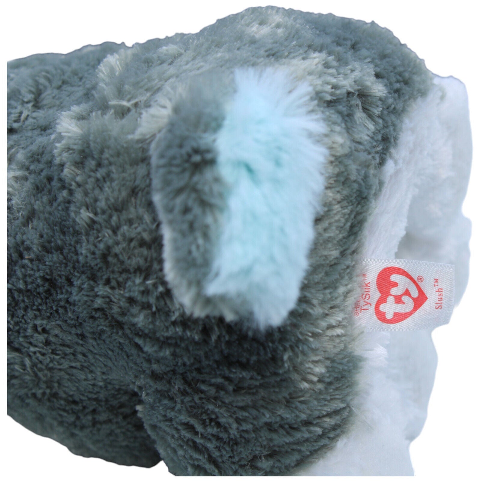 1231640 TY Silk, Husky Slush Kuscheltier Kumpel Leo Gebraucht Glubschi Hund