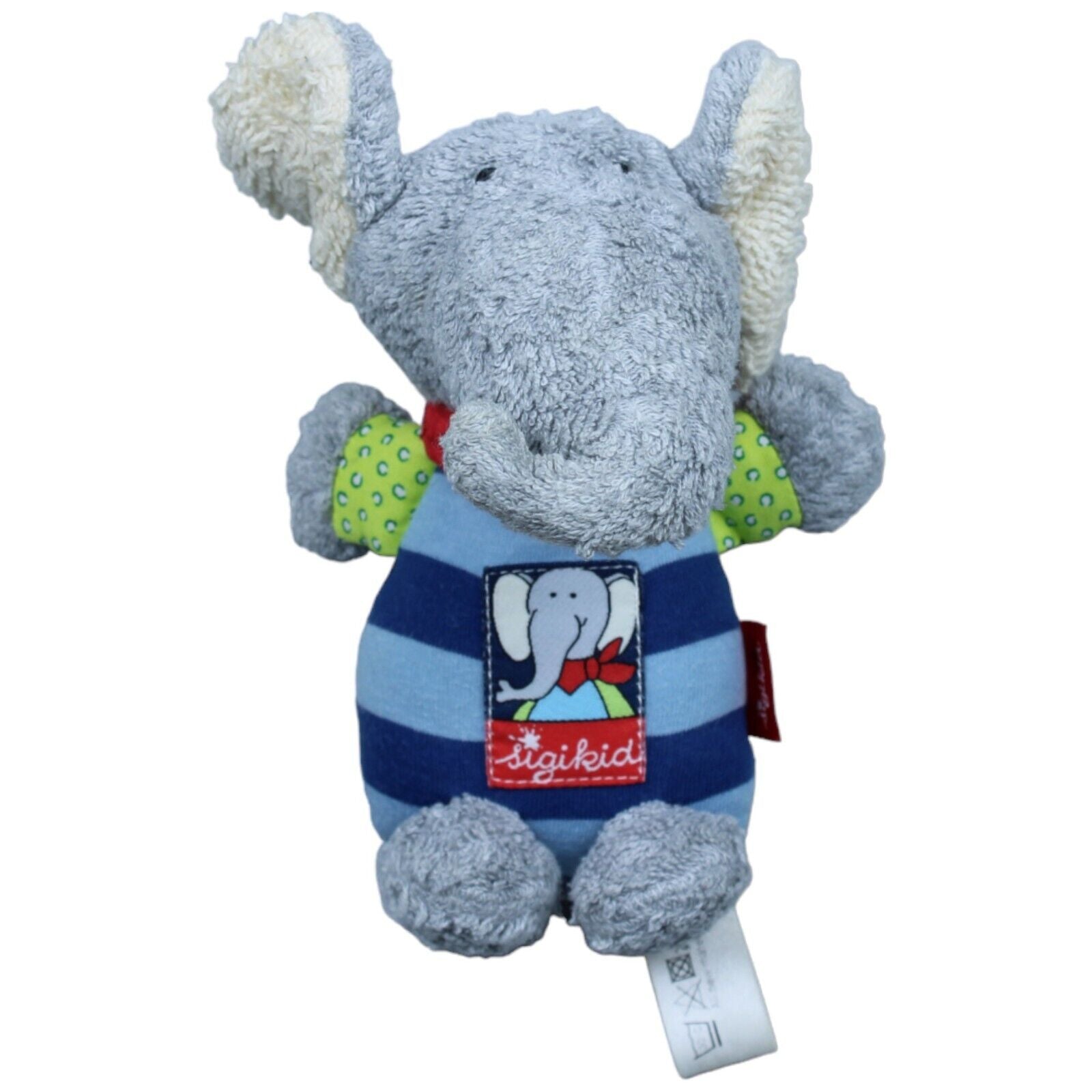 1231672 Sigikid Elefant mit Rassel, blau Kuscheltier Kumpel Leo Gebraucht