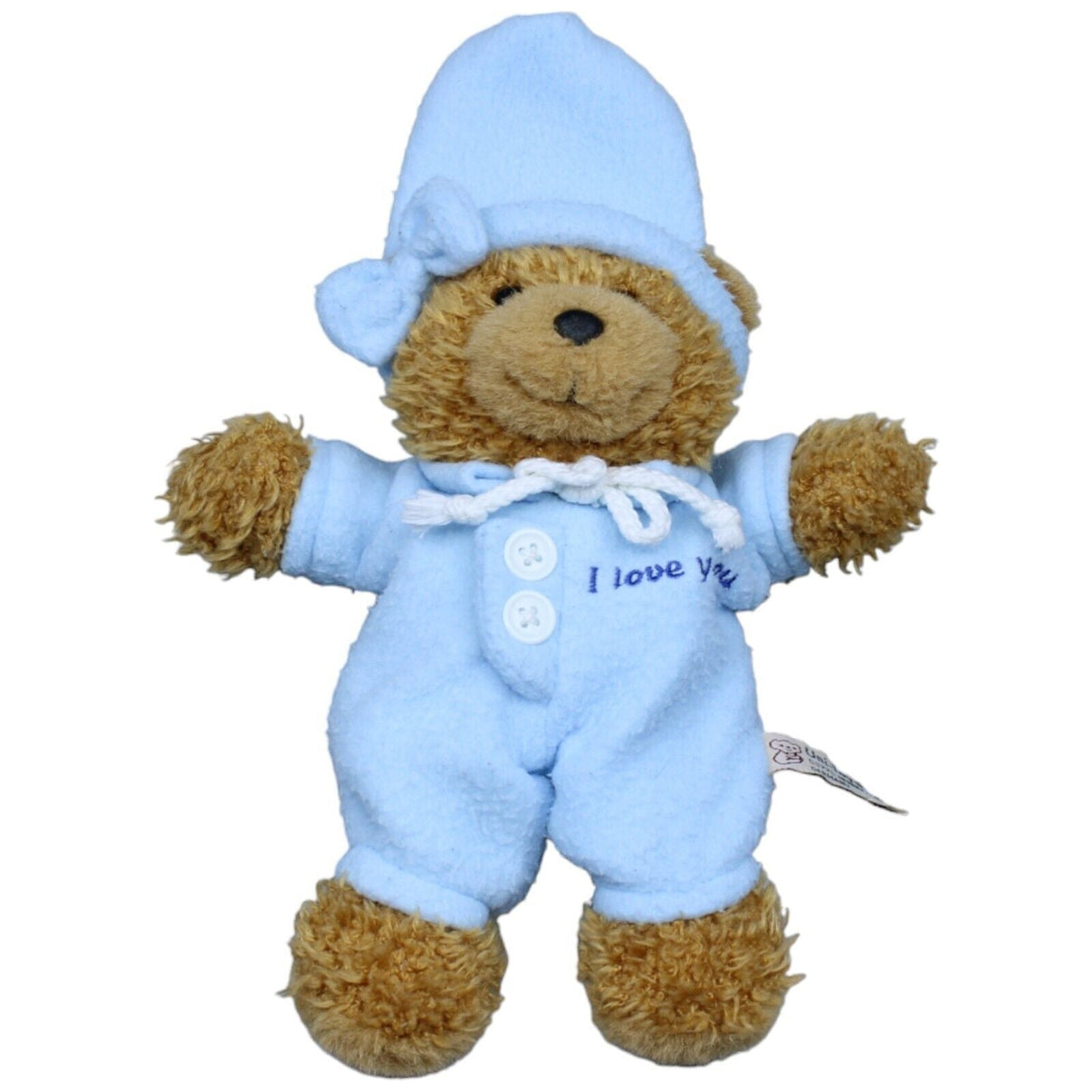 1231674 Uni-Toys Teddybär im Schlafanzug "I love you" Kuscheltier Kumpel Leo Gebraucht