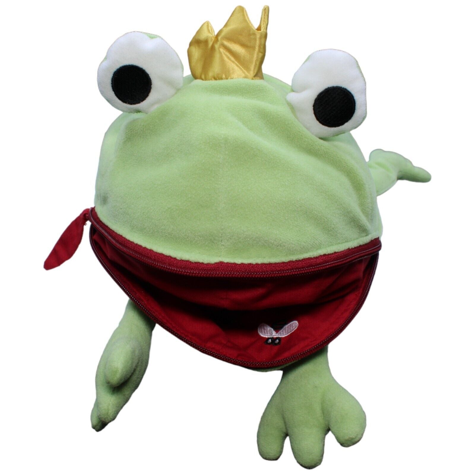 1231692 IKEA Frosch mit Stauraum, MINNEN GRODA Kuscheltier Kumpel Leo Gebraucht