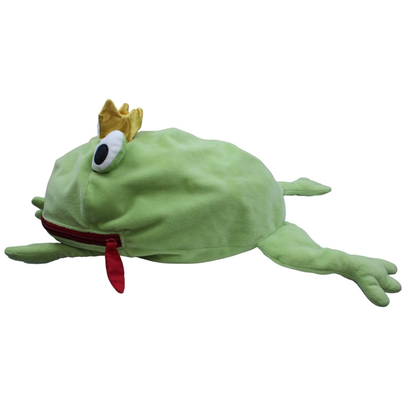 1231692 IKEA Frosch mit Stauraum, MINNEN GRODA Kuscheltier Kumpel Leo Gebraucht