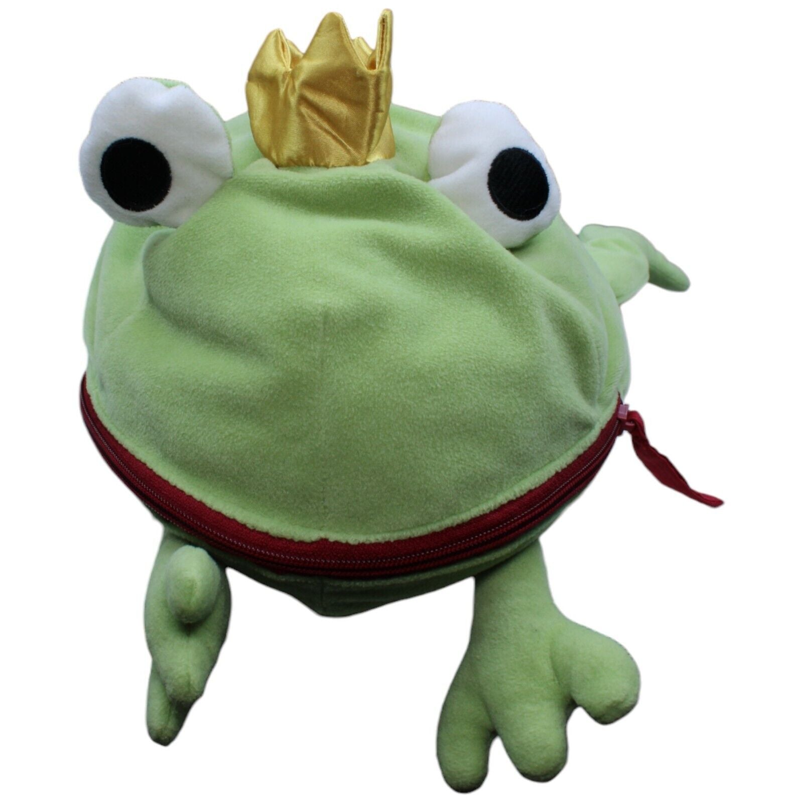 1231692 IKEA Frosch mit Stauraum, MINNEN GRODA Kuscheltier Kumpel Leo Gebraucht