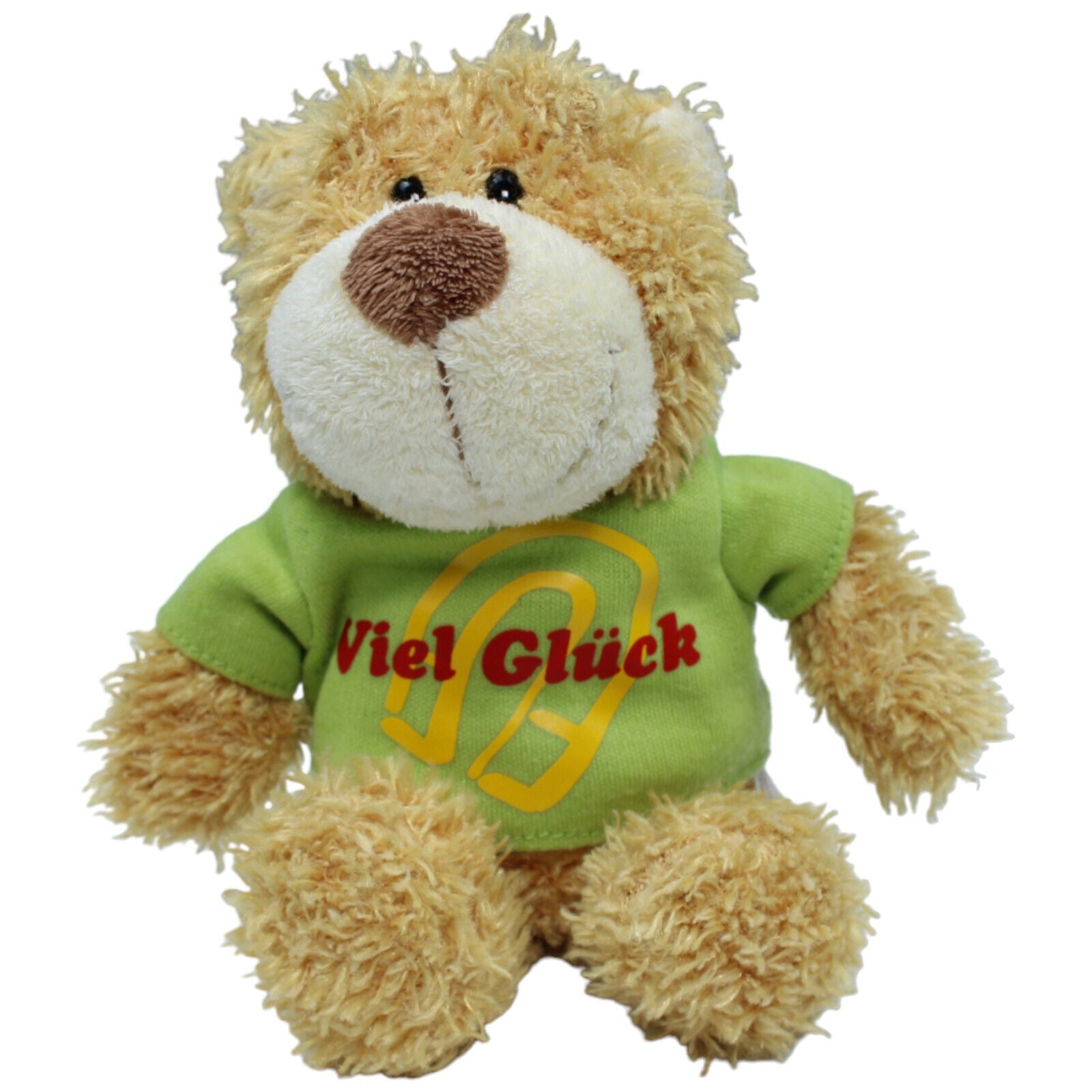 1231756 NICI Glücksbringer, Teddybär "Viel Glück" Kuscheltier Kumpel Leo Gebraucht