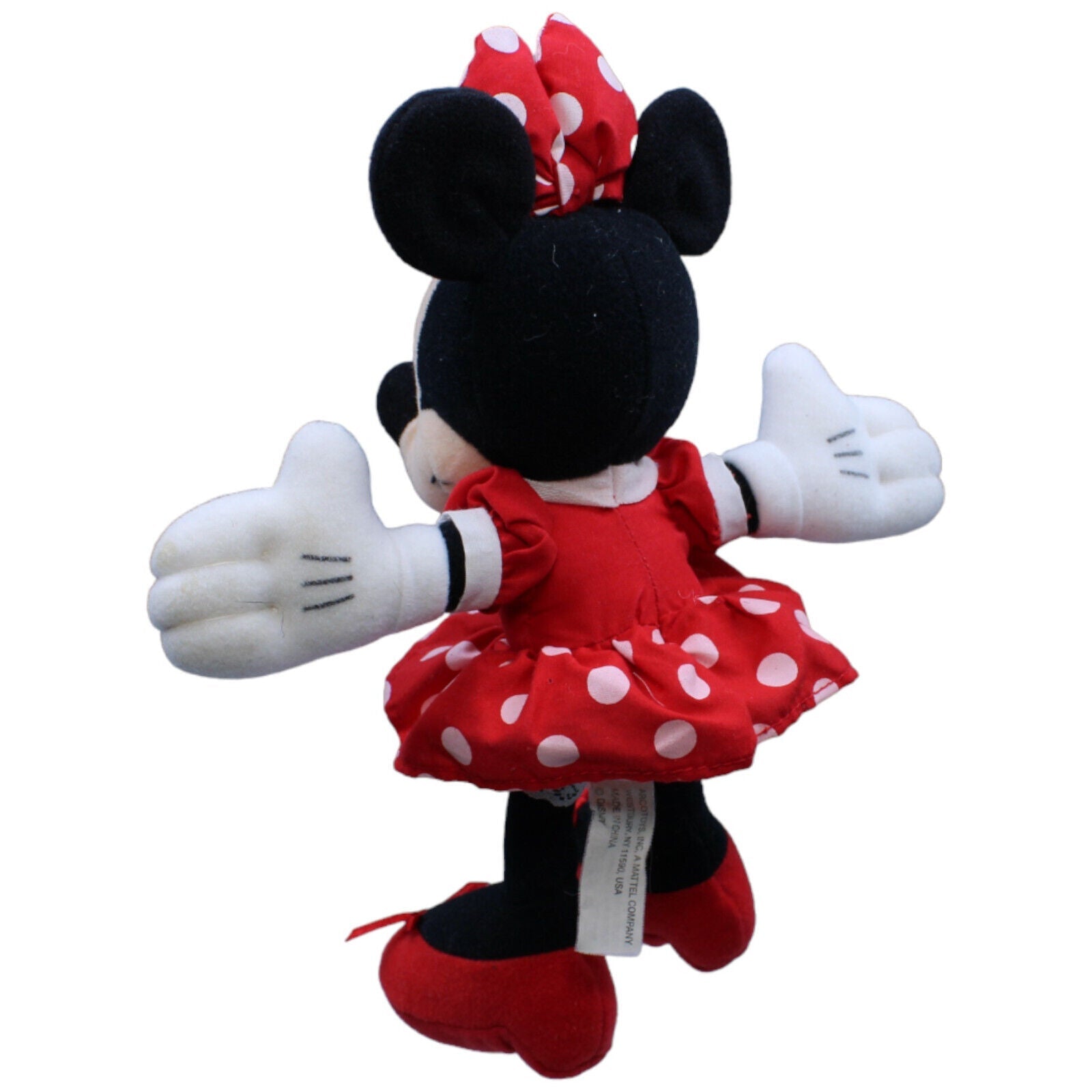 1231772 Mattel Disney Minnie Maus mit Kleid, rot-gepunktet Kuscheltier Kumpel Leo Disney Gebraucht