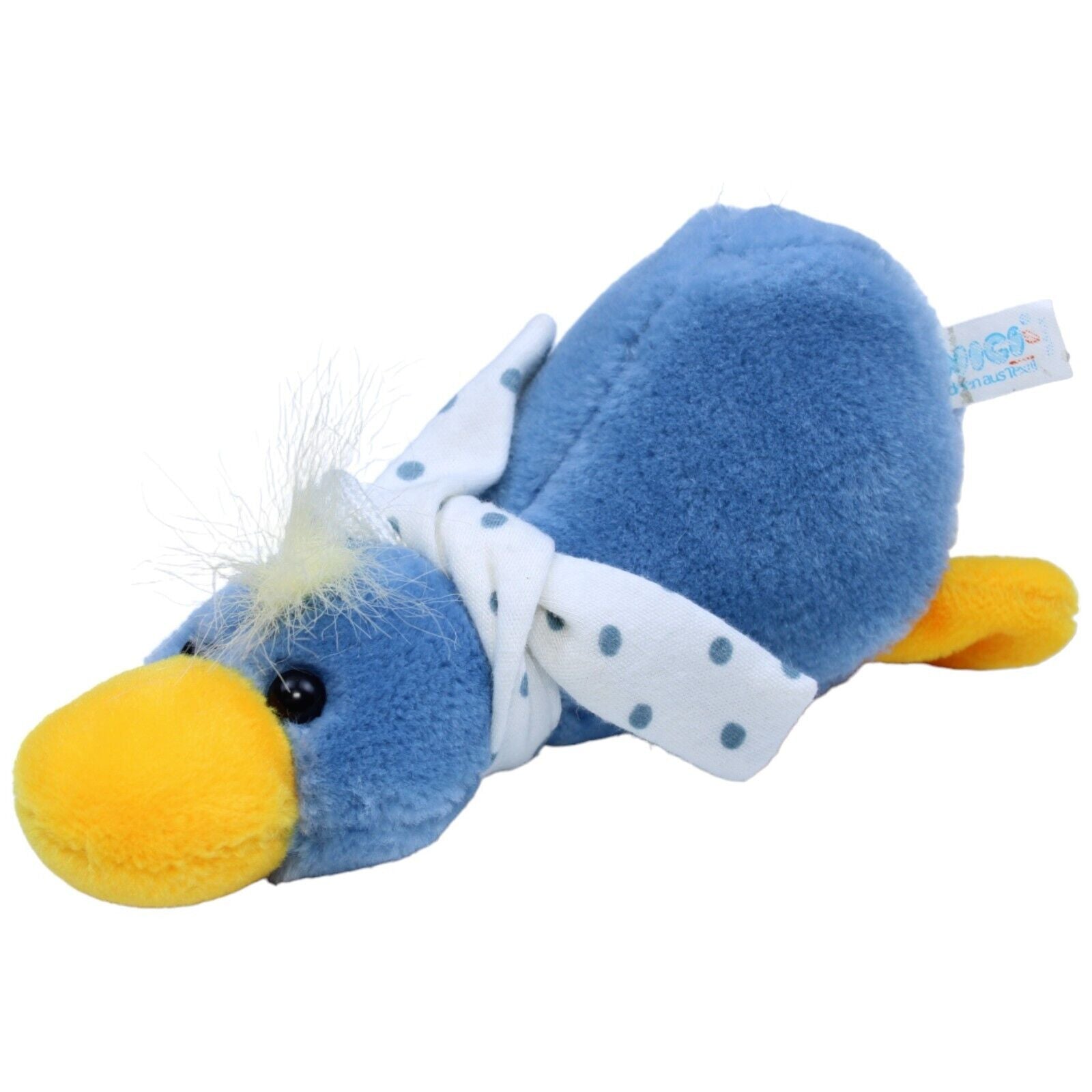 1231781 NICI Ente blau-grau, liegend Kuscheltier Kumpel Leo Gebraucht