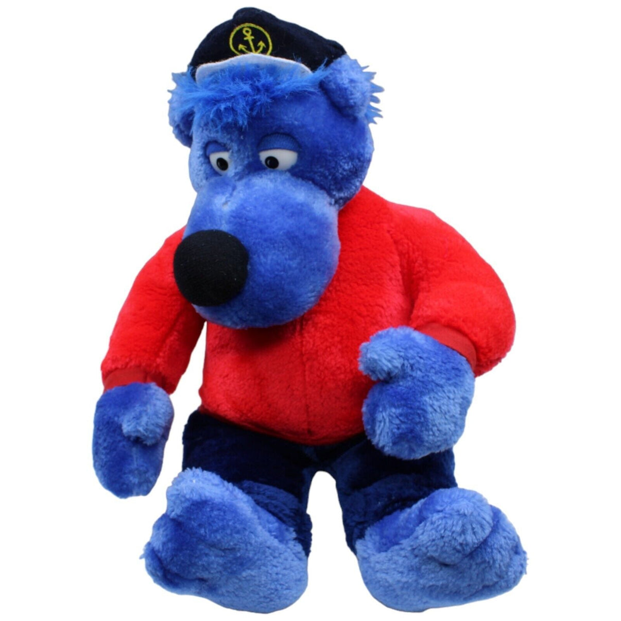1231791 Blatz Spiele Vintage Käpt'n Blaubär Kuscheltier Kumpel Leo Gebraucht