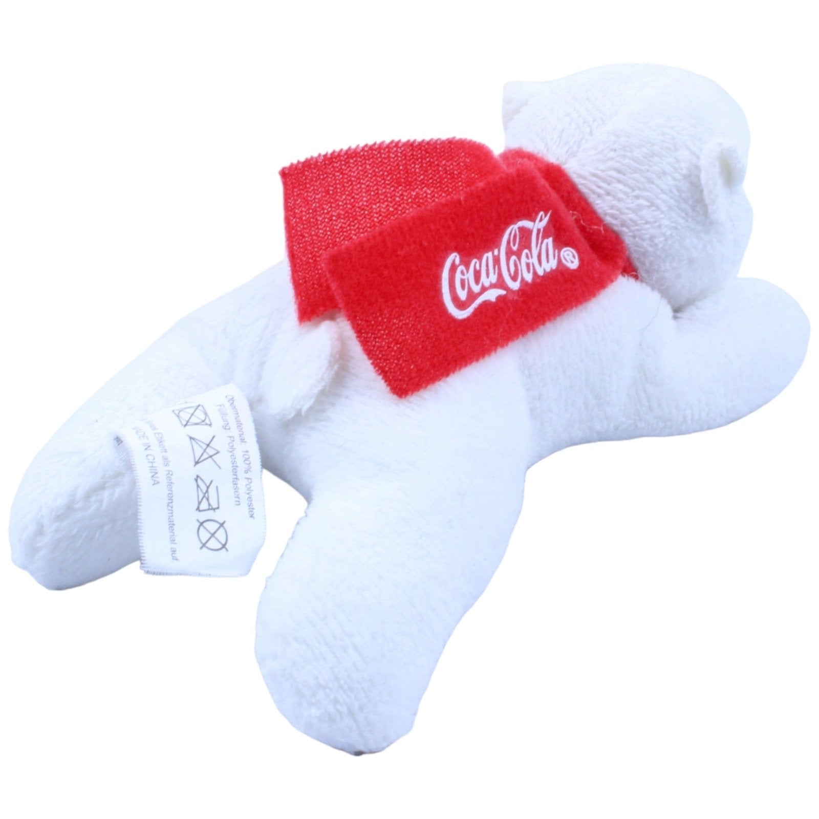 123180 Coca Cola Coca Cola, Eisbär mit Schal Kuscheltier Kumpel Leo Gebraucht