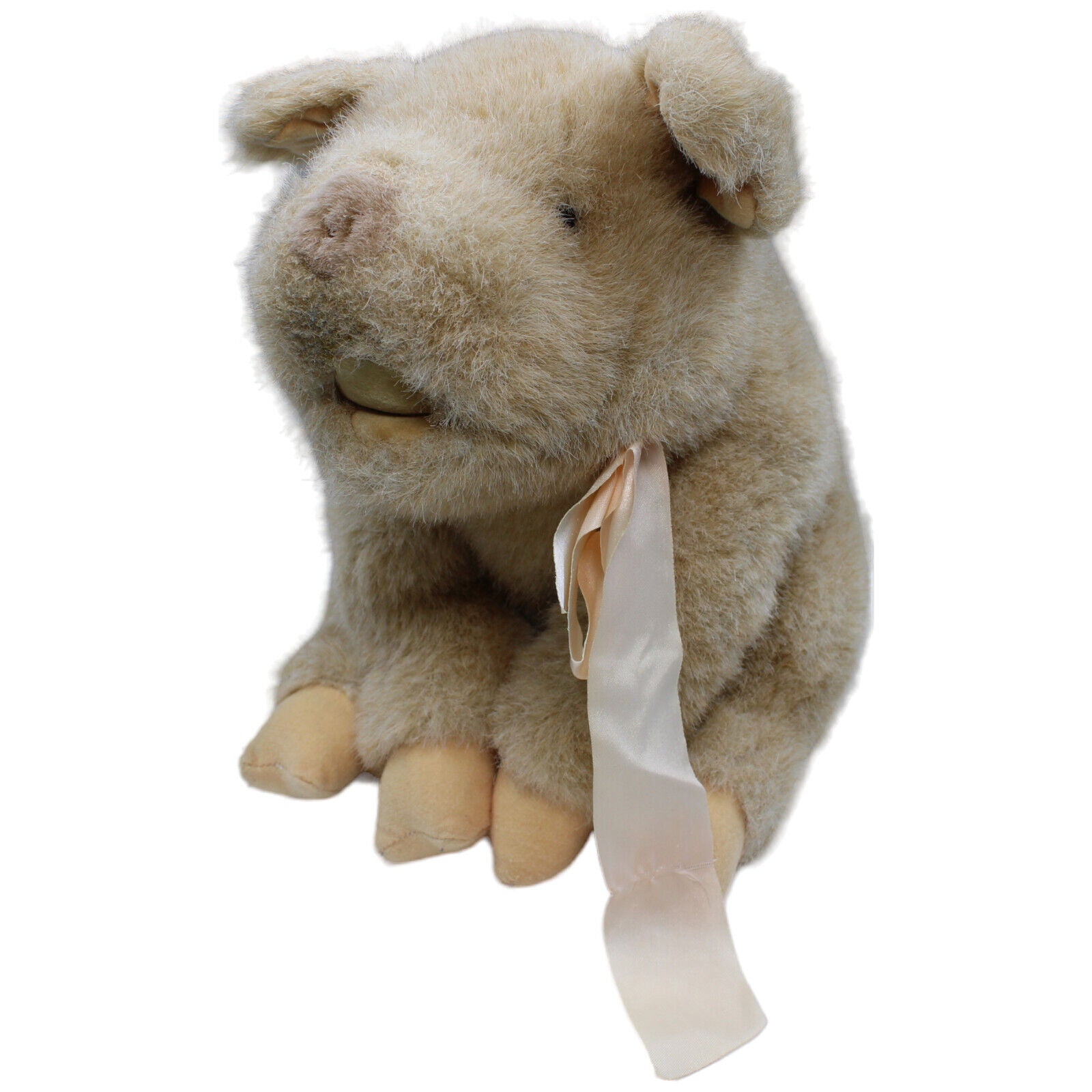 1231848 Teddy-Hermann Schwein, sitzend Kuscheltier Kumpel Leo Gebraucht