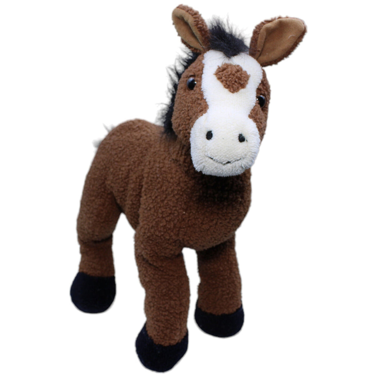 1231849 Die Spiegelburg Pferd, braun-weiß Kuscheltier Kumpel Leo Gebraucht
