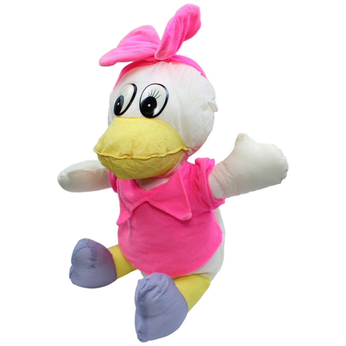 1231872 Europlay Knautschi, Vintage Disney Daisy Duck Kuscheltier Kumpel Leo Gebraucht