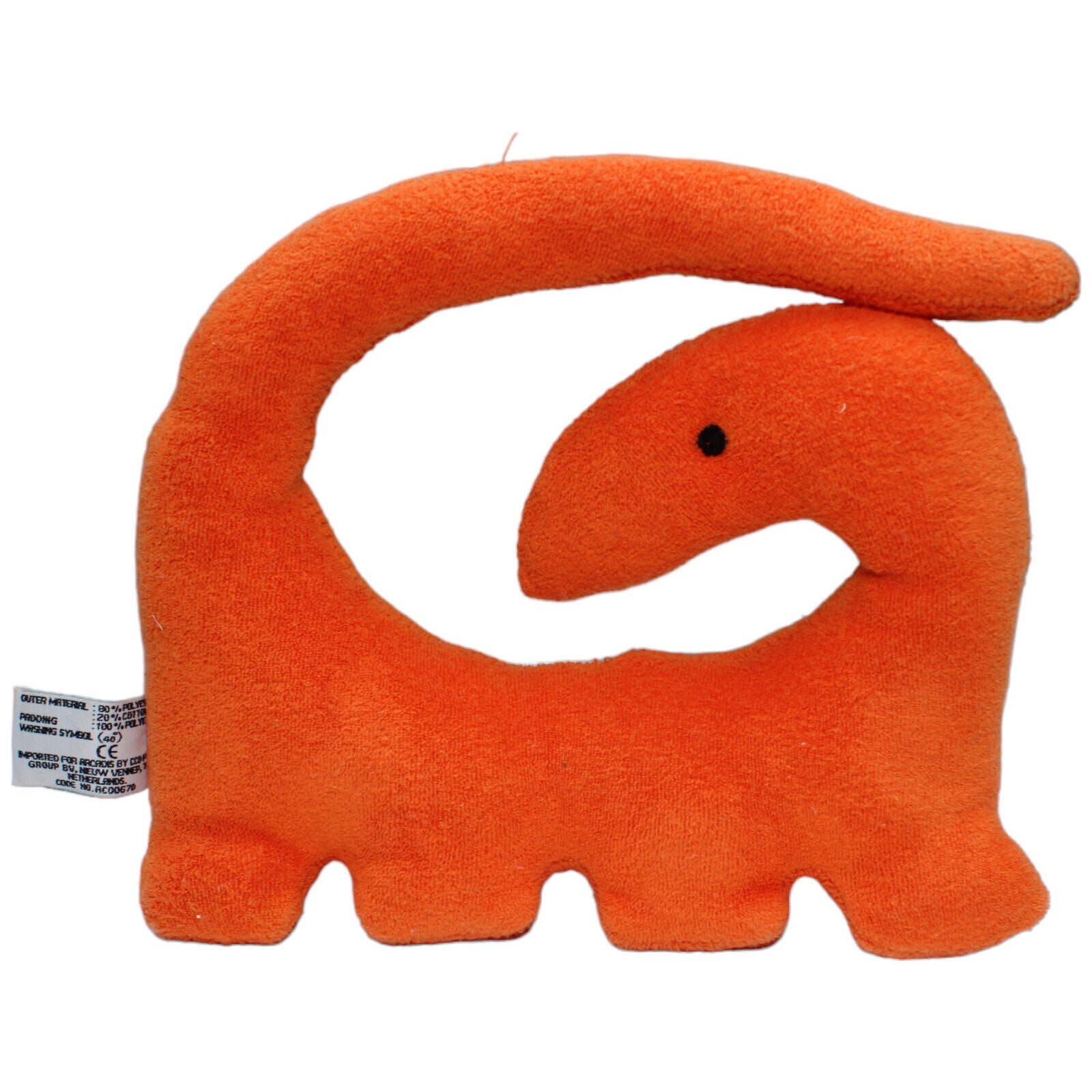 1231886 Arcardis Arcardis Maskottchen, Dinosaurier orange Kuscheltier Kumpel Leo Gebraucht