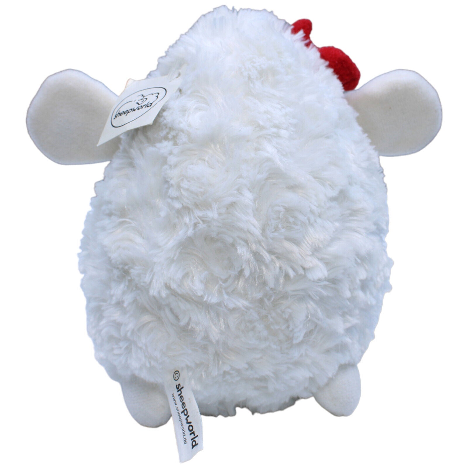 1231904 Sheepworld Sheepworld, Schaf weiß mit Schleife Kuscheltier Kumpel Leo Gebraucht