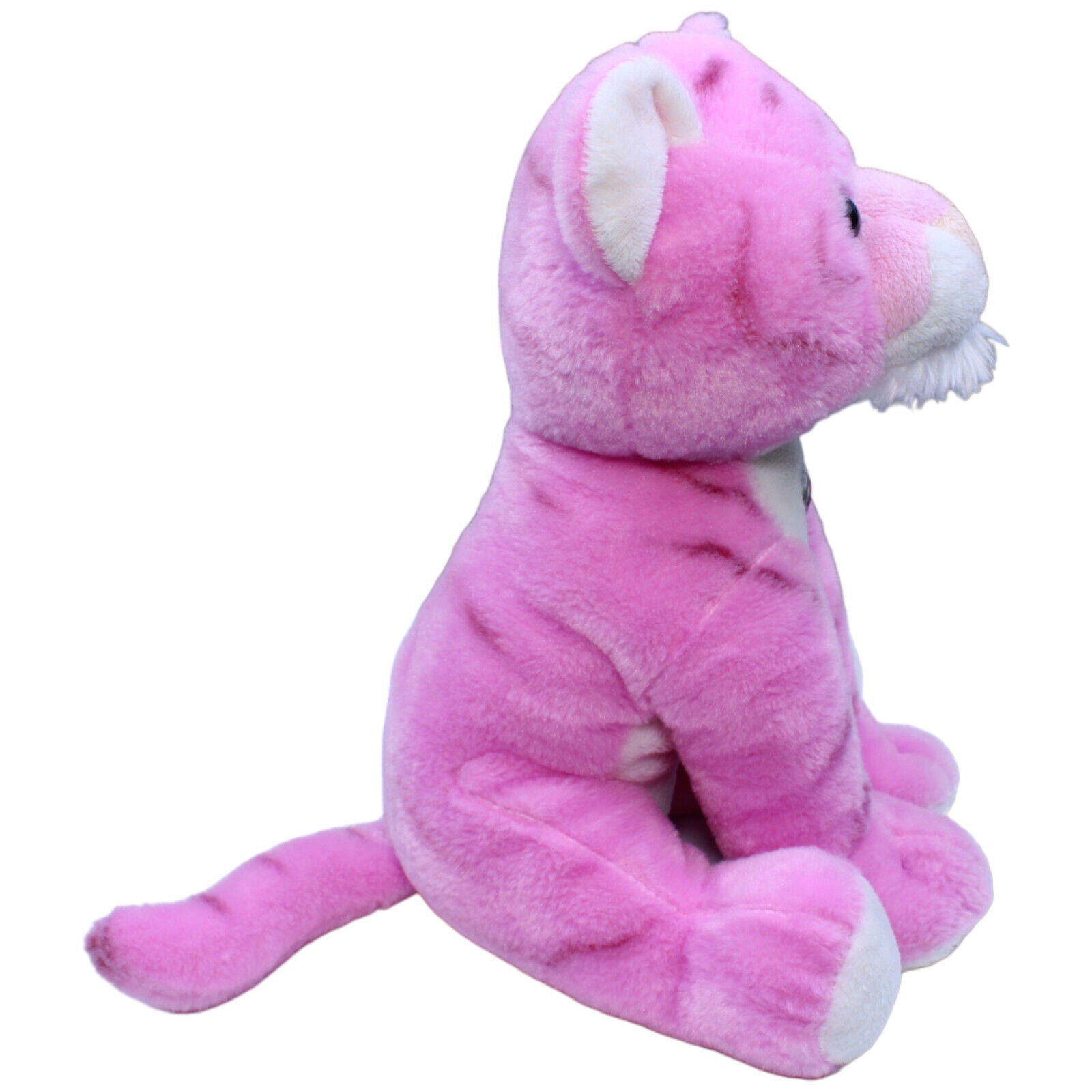 1231916 Unbekannt Tiger mit Glitzer Herz, pink Kuscheltier Kumpel Leo Gebraucht