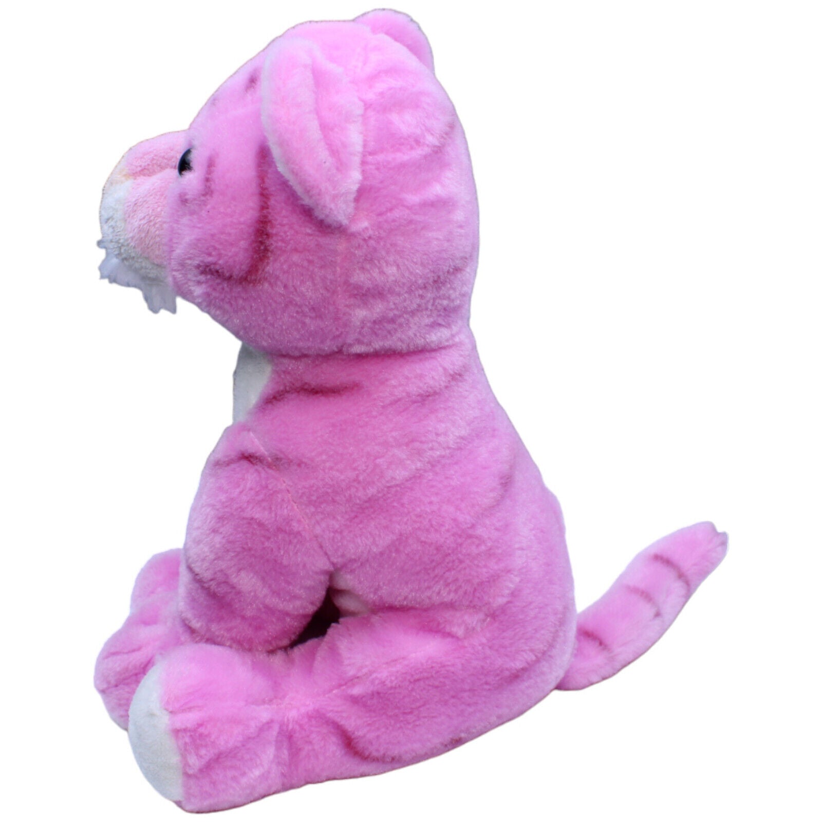 1231916 Unbekannt Tiger mit Glitzer Herz, pink Kuscheltier Kumpel Leo Gebraucht