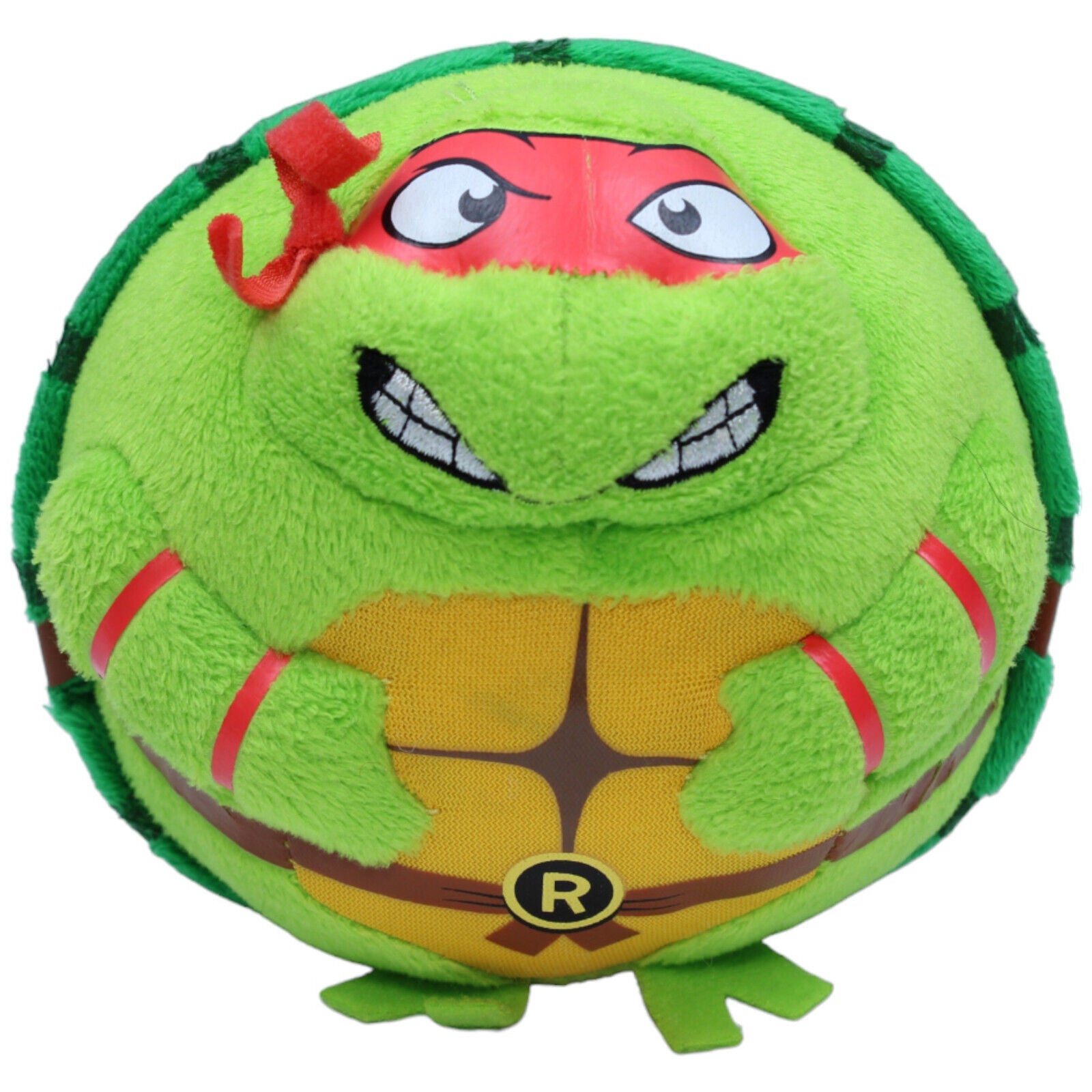 1231956 TY Beanie Ballz, Raphael aus Teenage Mutant Ninja Turtle Kuscheltier Kumpel Leo Gebraucht Schildkröte