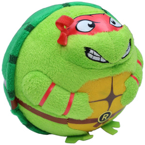 1231956 TY Beanie Ballz, Raphael aus Teenage Mutant Ninja Turtle Kuscheltier Kumpel Leo Gebraucht Schildkröte