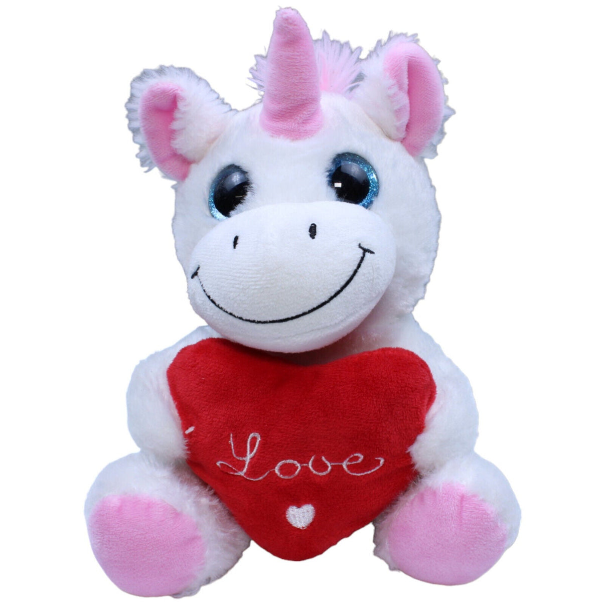 1231975 LIVARNO home Einhorn mit Herz "Love" Kuscheltier Kumpel Leo Gebraucht