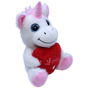 1231975 LIVARNO home Einhorn mit Herz "Love" Kuscheltier Kumpel Leo Gebraucht