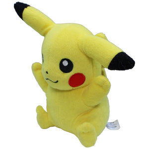 1231978 TOMY Pikachu sitzend aus Pokémon Plüschfigur Kumpel Leo Gebraucht