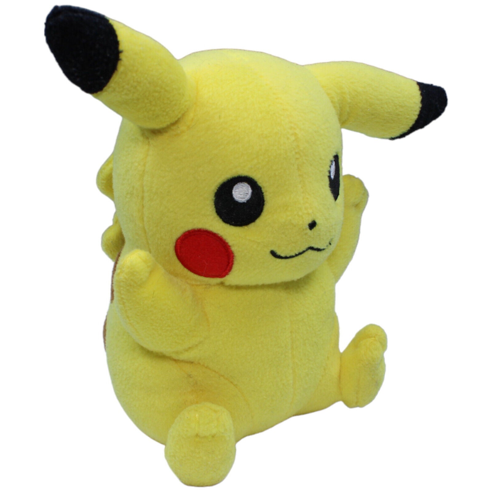 1231978 TOMY Pikachu sitzend aus Pokémon Plüschfigur Kumpel Leo Gebraucht