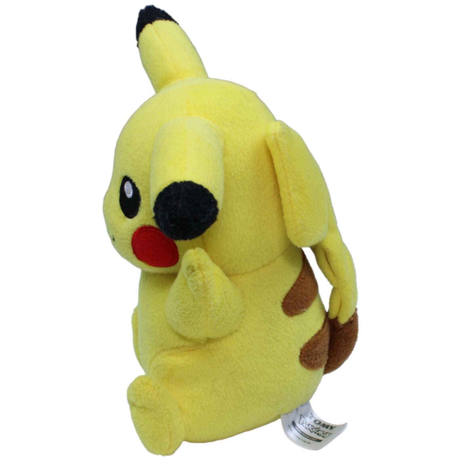 1231978 TOMY Pikachu sitzend aus Pokémon Plüschfigur Kumpel Leo Gebraucht