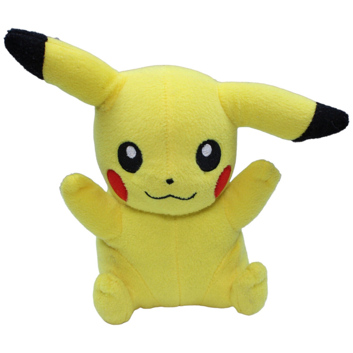 1231978 TOMY Pikachu sitzend aus Pokémon Plüschfigur Kumpel Leo Gebraucht