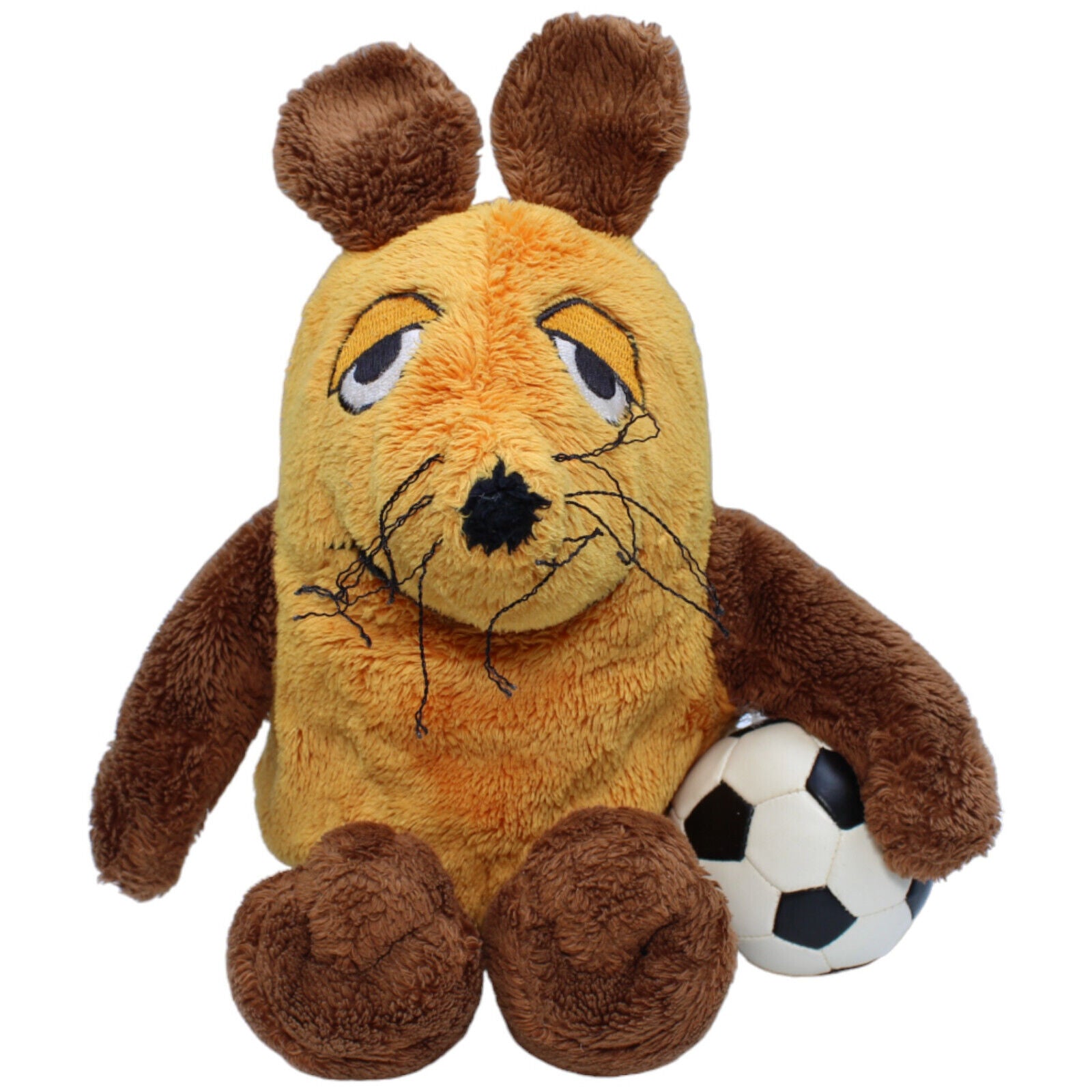 1231999 Unbekannt Die Maus mit Fußball aus Die Sendung mit der Maus Kuscheltier Kumpel Leo Gebraucht