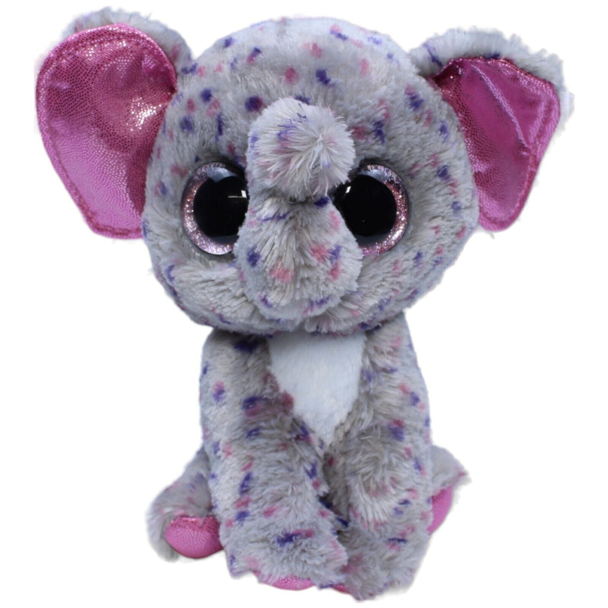 1232006 TY Elefant Specks, bunt Kuscheltier Kumpel Leo Gebraucht Glubschi