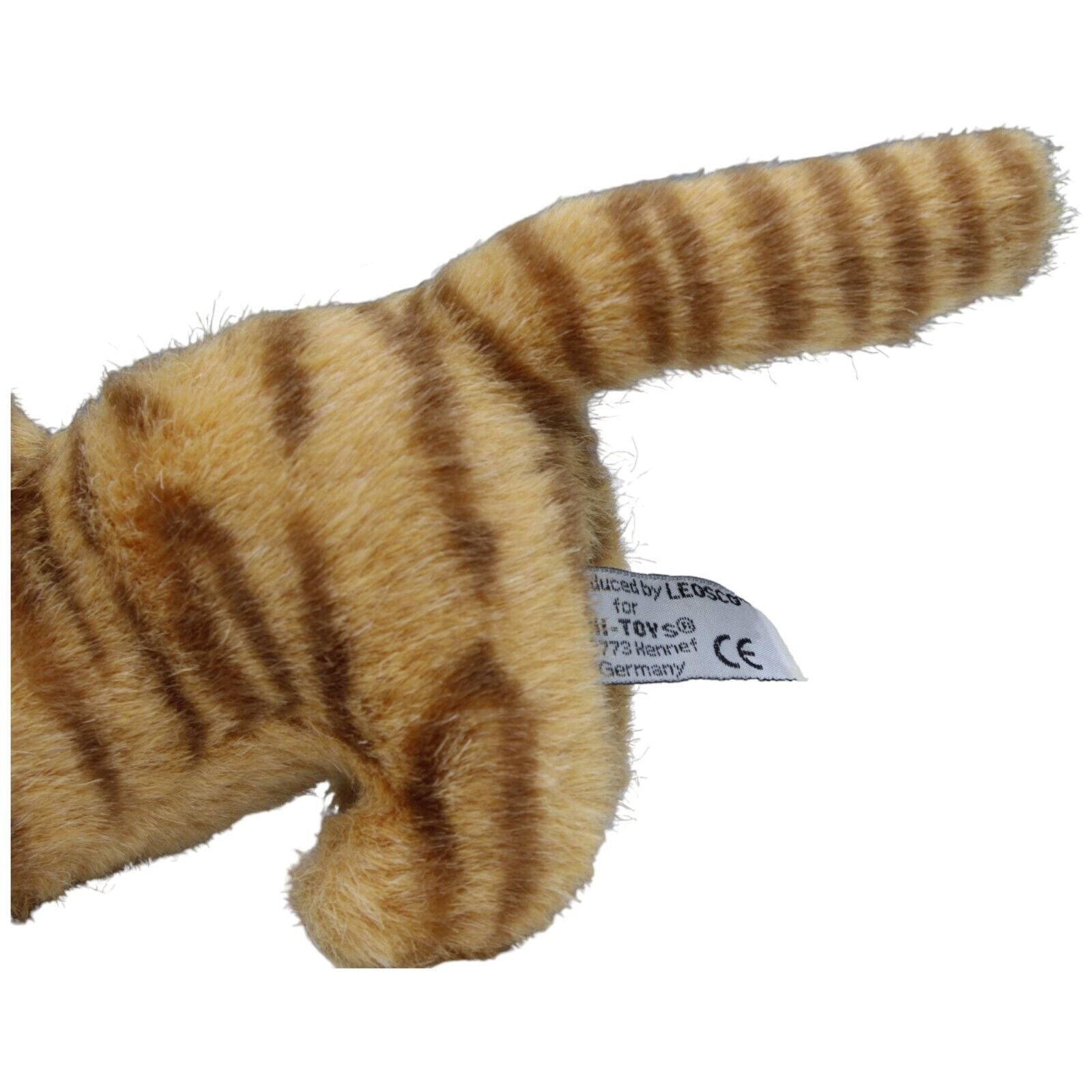 1232021 Uni-Toys Katze, rot-gestreift Kuscheltier Kumpel Leo Gebraucht