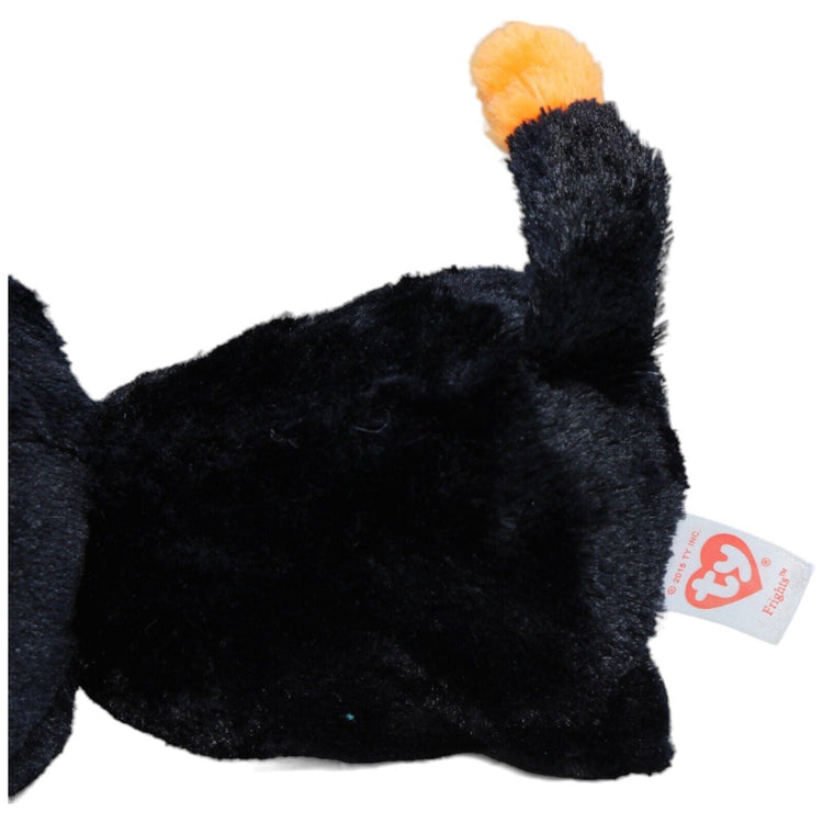 1232027 TY Katze Frights, schwarz-orange Kuscheltier Kumpel Leo Gebraucht Glubschi