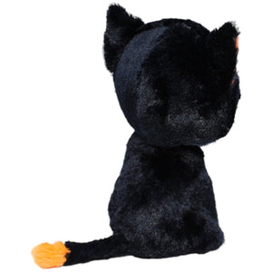 1232027 TY Katze Frights, schwarz-orange Kuscheltier Kumpel Leo Gebraucht Glubschi