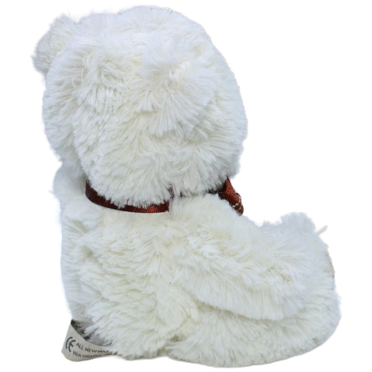 1232030 Uni-Toys Teddybär geflickt, weiß Kuscheltier Kumpel Leo Gebraucht