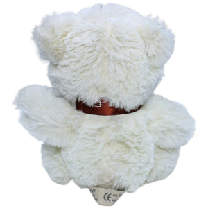 1232030 Uni-Toys Teddybär geflickt, weiß Kuscheltier Kumpel Leo Gebraucht