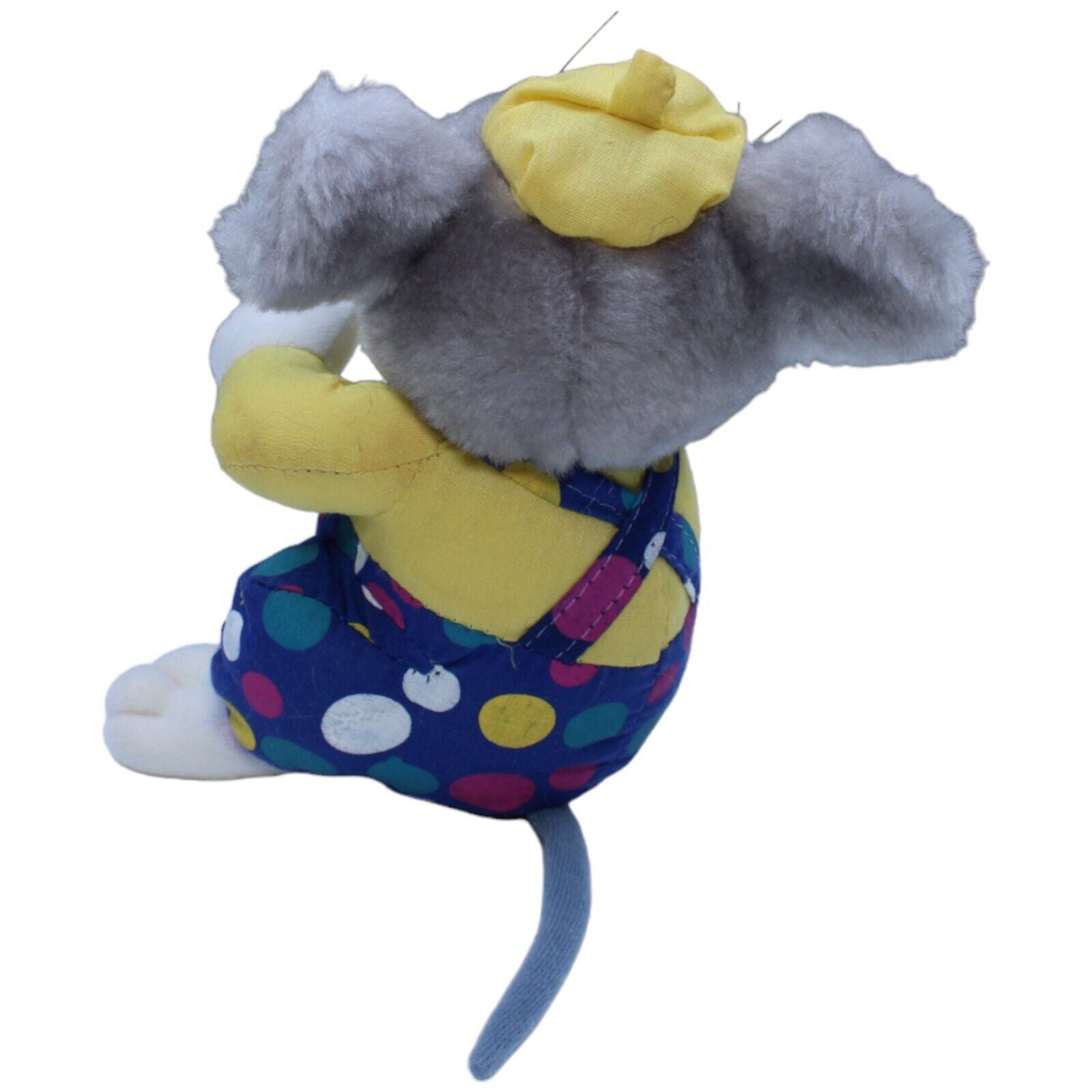 1232033 Uni-Toys Maus, bunt-gepunktet Kuscheltier Kumpel Leo Gebraucht