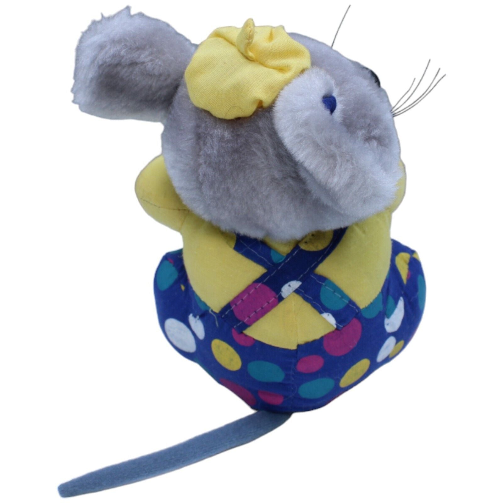 1232033 Uni-Toys Maus, bunt-gepunktet Kuscheltier Kumpel Leo Gebraucht