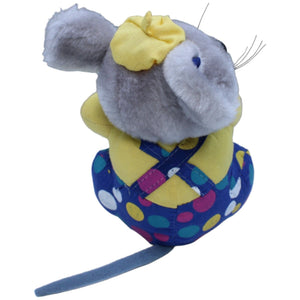 1232033 Uni-Toys Maus, bunt-gepunktet Kuscheltier Kumpel Leo Gebraucht