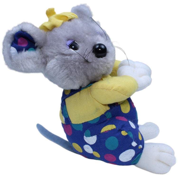 1232033 Uni-Toys Maus, bunt-gepunktet Kuscheltier Kumpel Leo Gebraucht