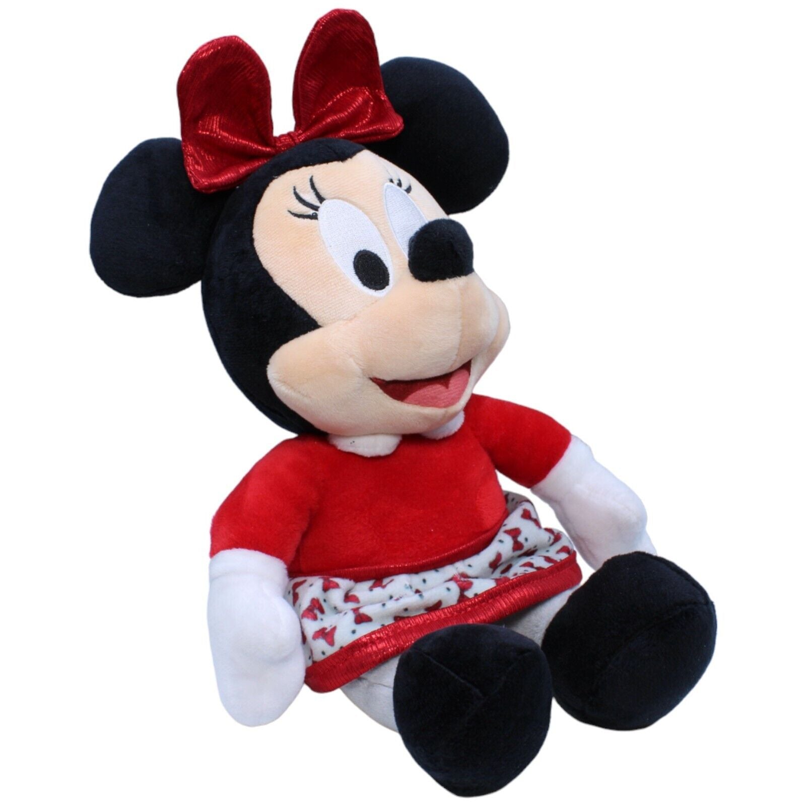 1232053 Simba Spieluhr, Minnie Maus mit rotem Kleid Spieluhr Kumpel Leo Disney Gebraucht