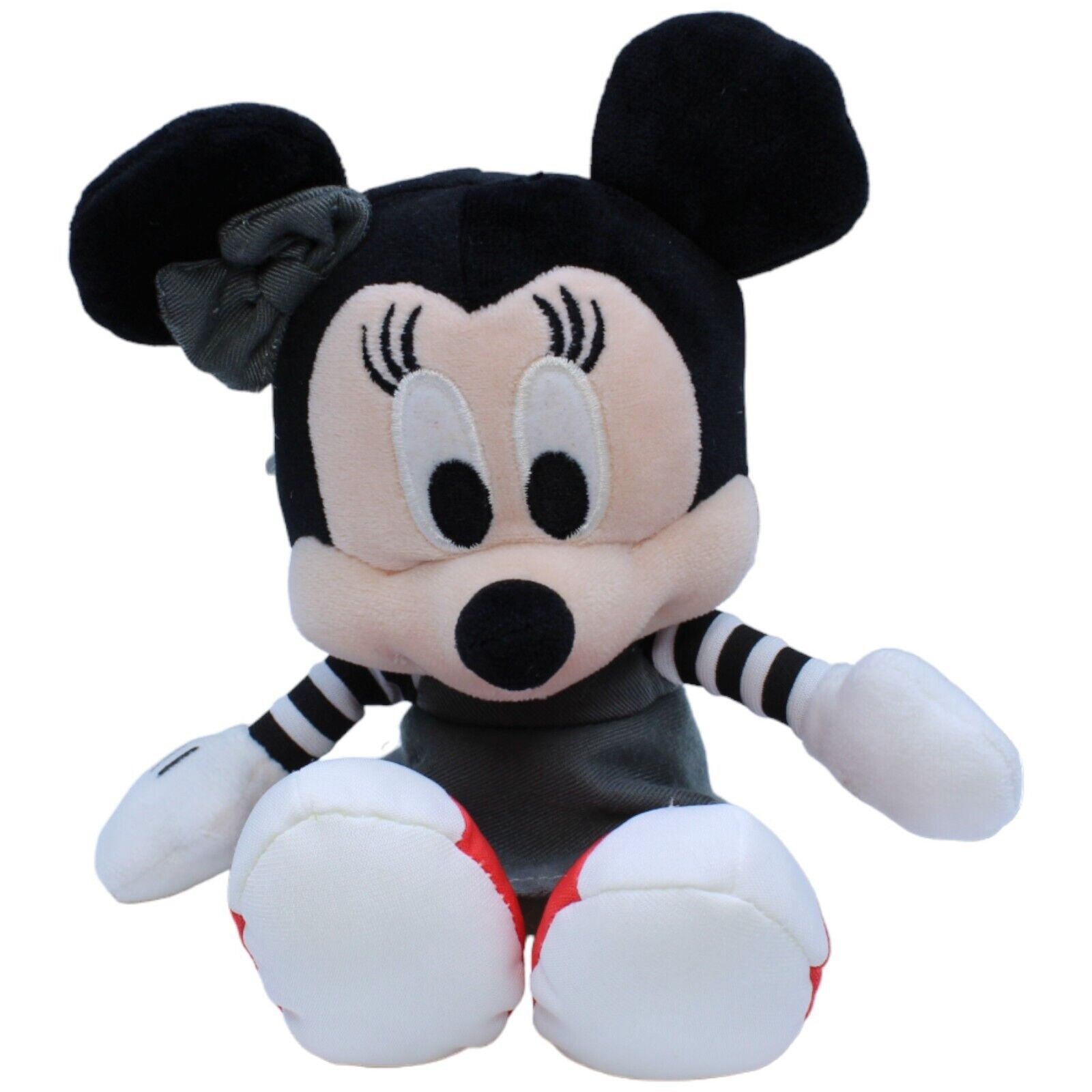 1232054 Nicotoy Disney Minnie Maus mit grauem Kleid Kuscheltier Kumpel Leo Disney Gebraucht