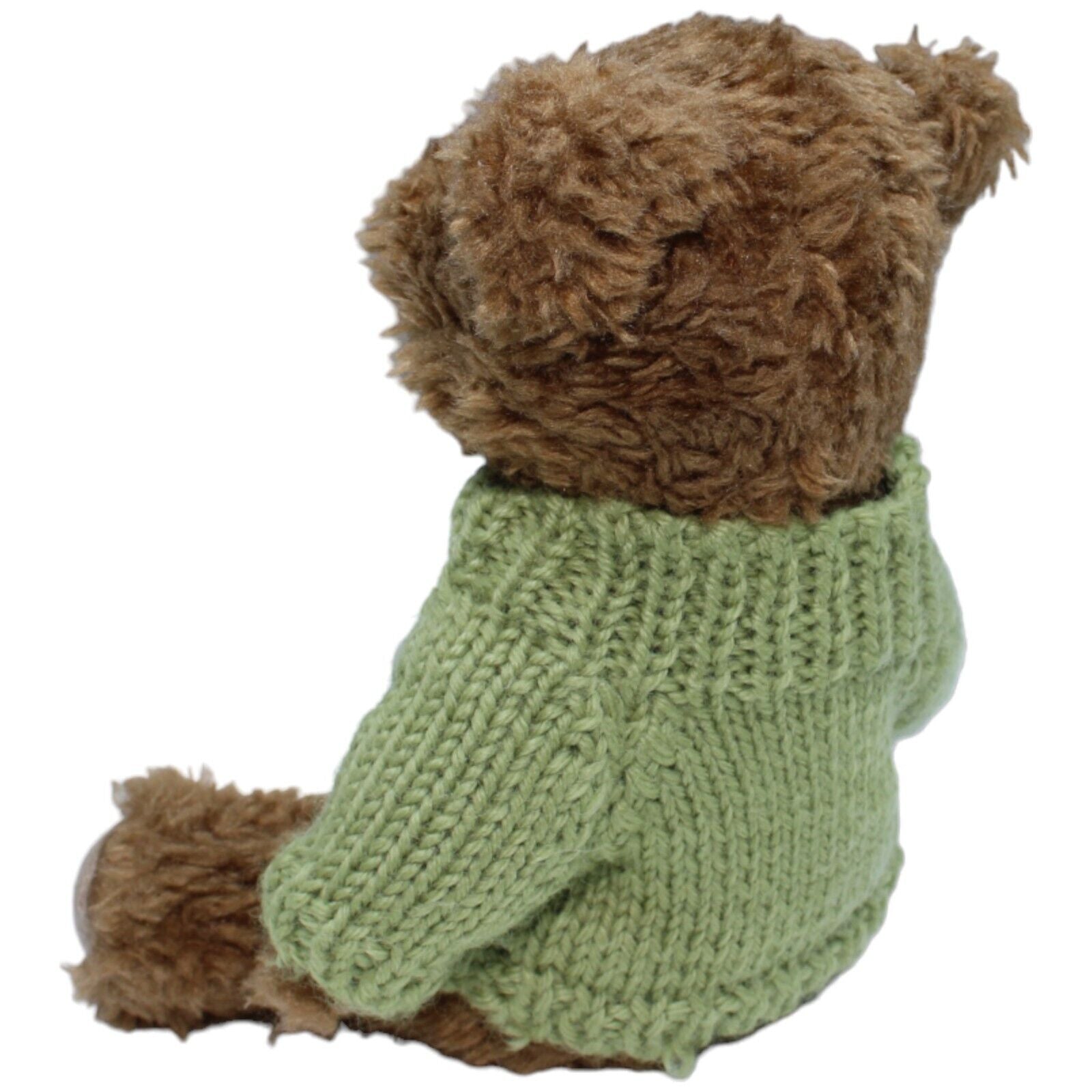 1232064 Clowntoys Teddybär mit grünem Pullover, bewegliche Arme & Beine Kuscheltier Kumpel Leo Gebraucht