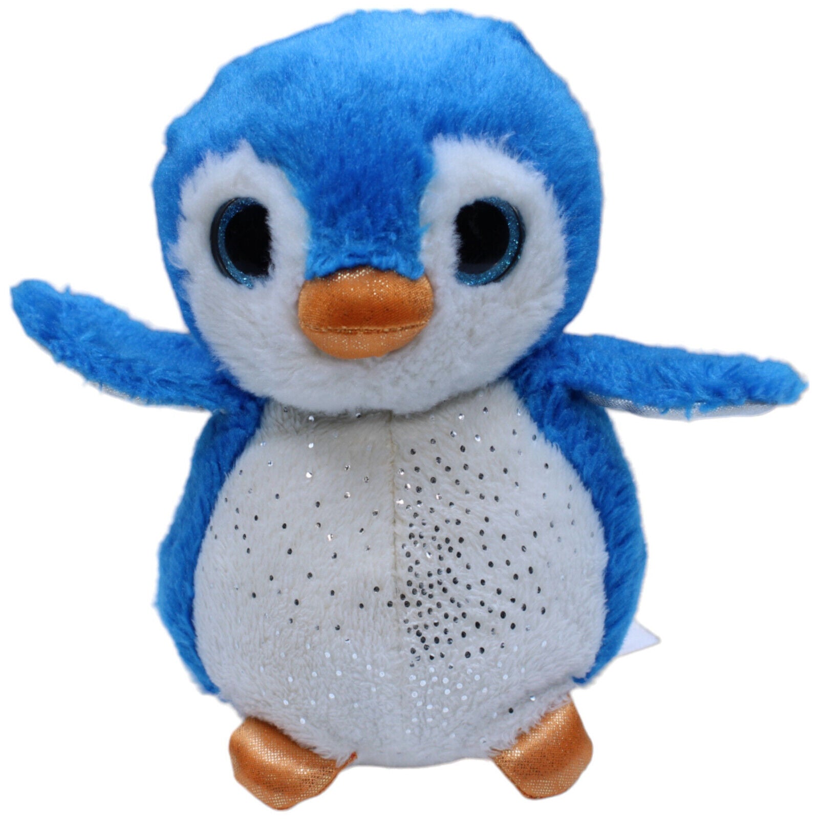 1232083 Aurora Sparkle Tales, Pinguin blau Kuscheltier Kumpel Leo Gebraucht Glubschi