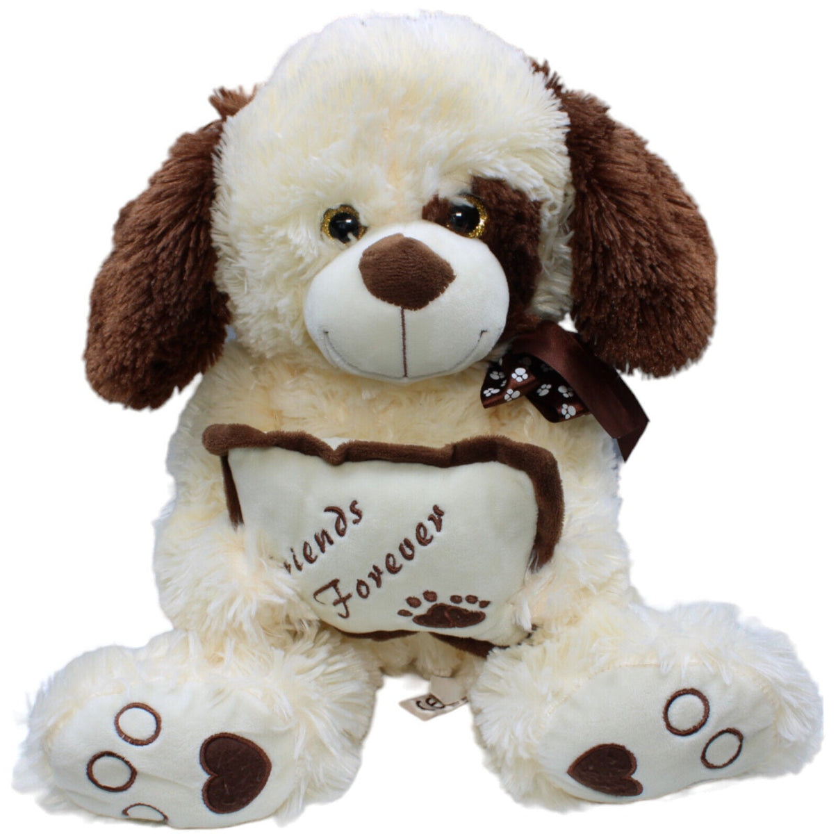 1232096 Morgenroth XL Hund mit Kissen "Friends Forever" Kuscheltier Kumpel Leo Gebraucht