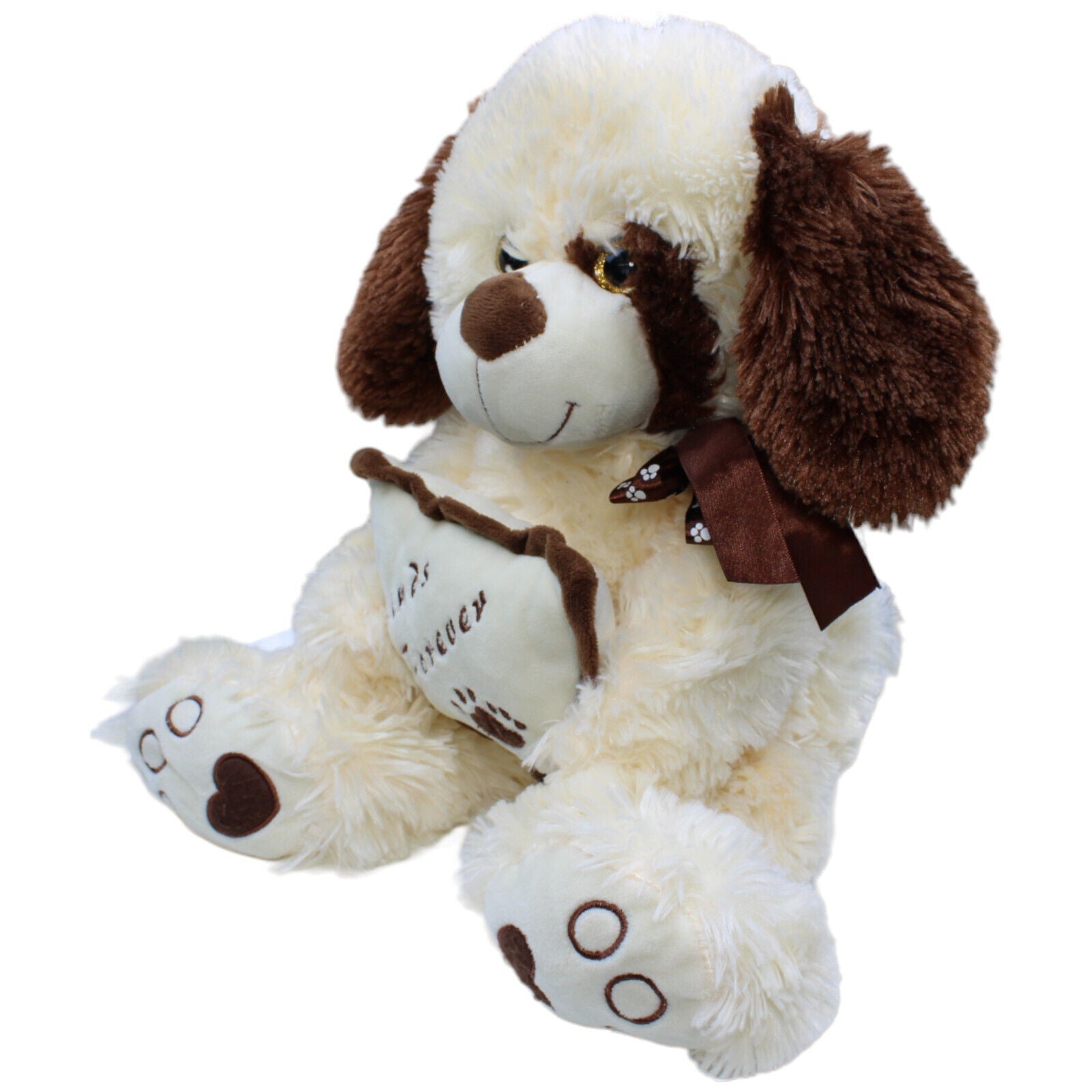 1232096 Morgenroth XL Hund mit Kissen "Friends Forever" Kuscheltier Kumpel Leo Gebraucht