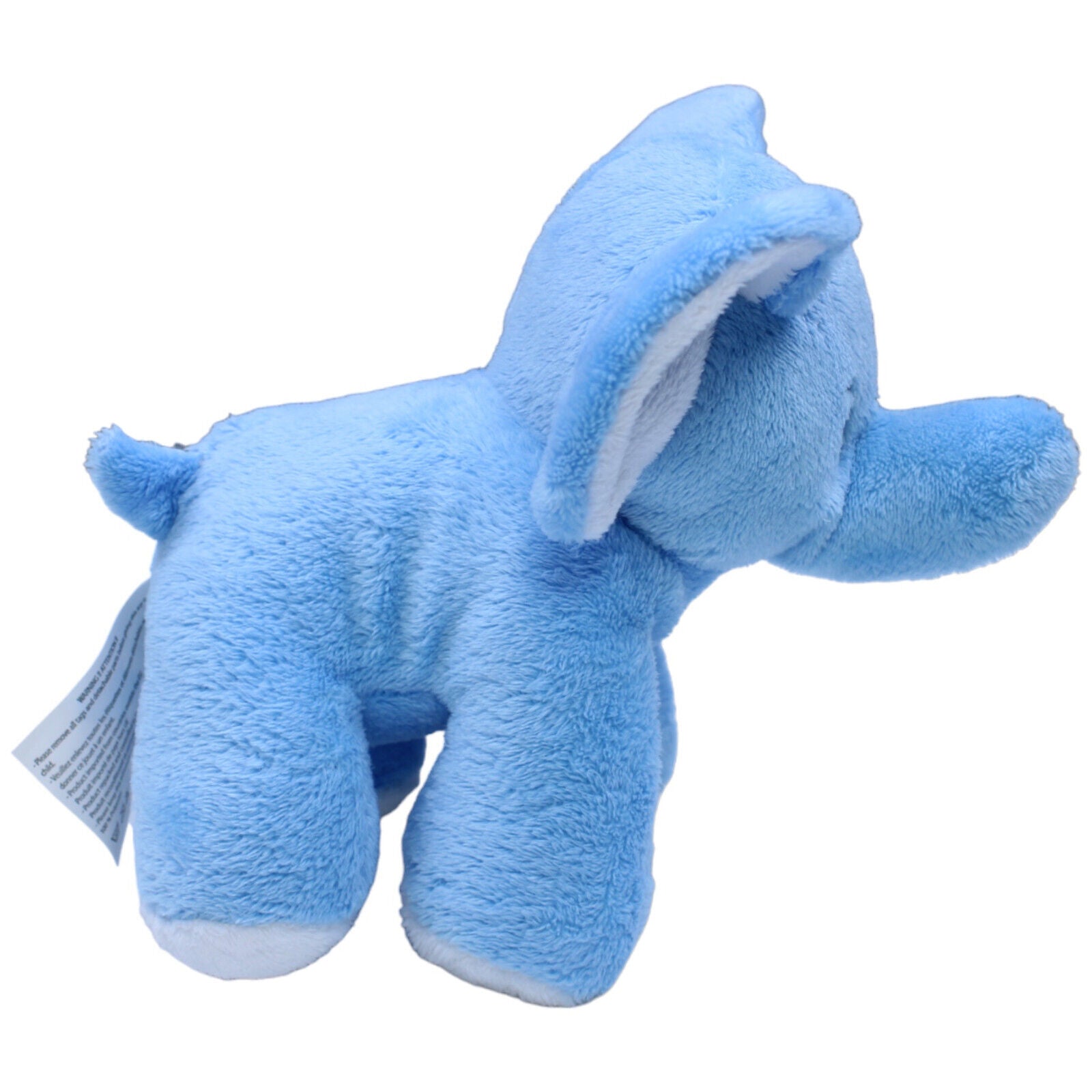 1232114 IDEXO Süßer kleiner blauer Elefant Kuscheltier Kumpel Leo Gebraucht