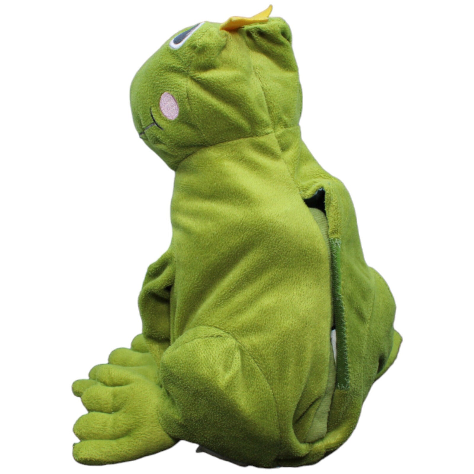 1232187 IKEA Froschkönig Wendepuppe, KVACK Plüschfigur Kumpel Leo Gebraucht