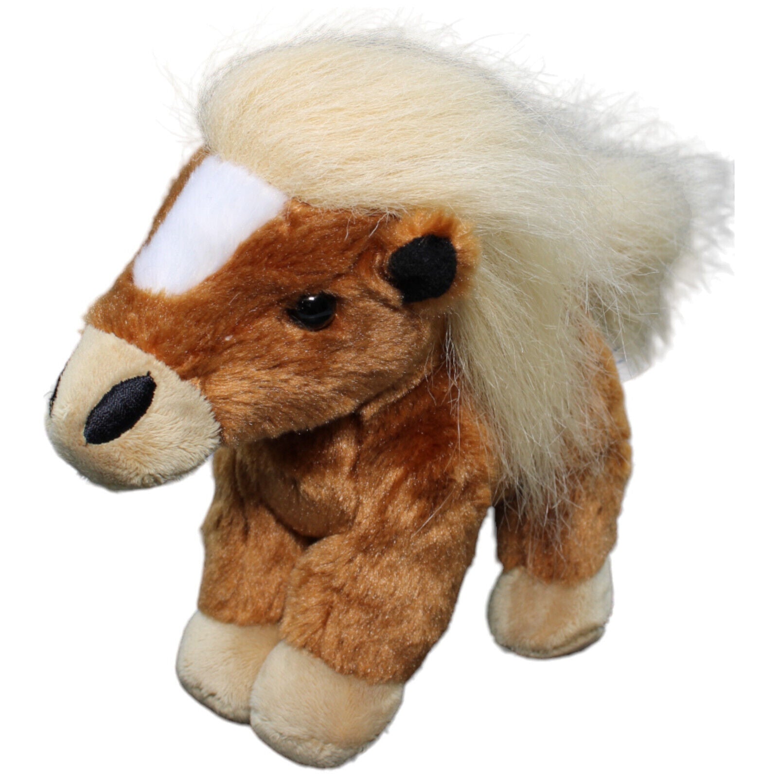 1232213 Vedes Pony mit Goldmähne Kuscheltier Kumpel Leo Gebraucht