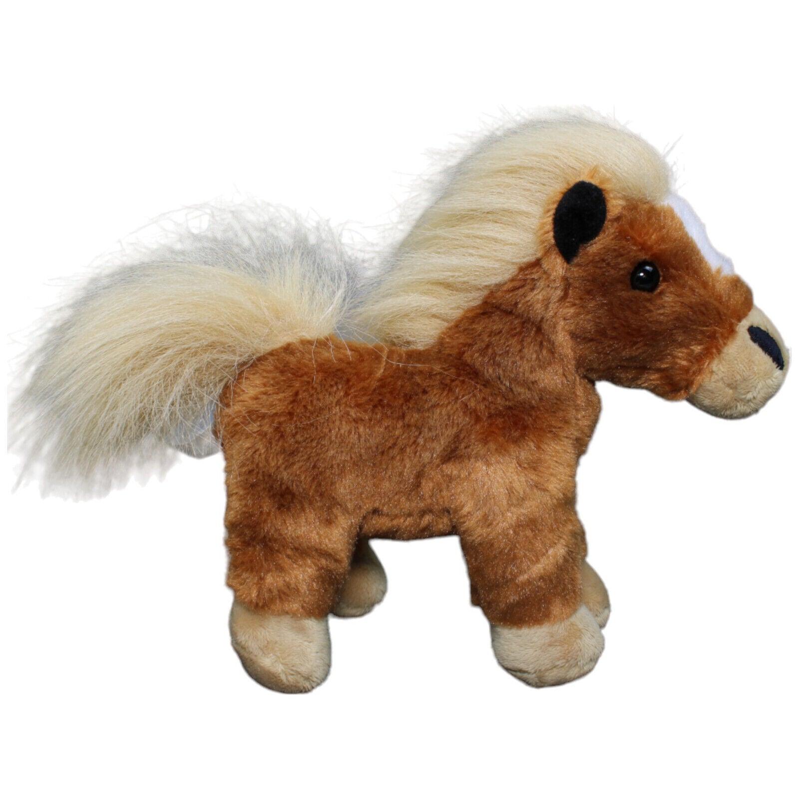 1232213 Vedes Pony mit Goldmähne Kuscheltier Kumpel Leo Gebraucht